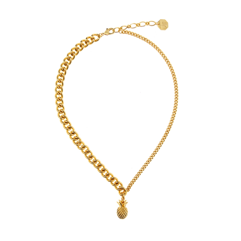Колье Золотой Ананас