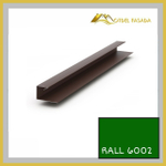 Джей профиль для сайдинга 0,45мм, RALL 6002-Лиственно-зеленый 2м