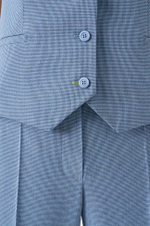 1818 Жилет женский (дымчато-голубой)