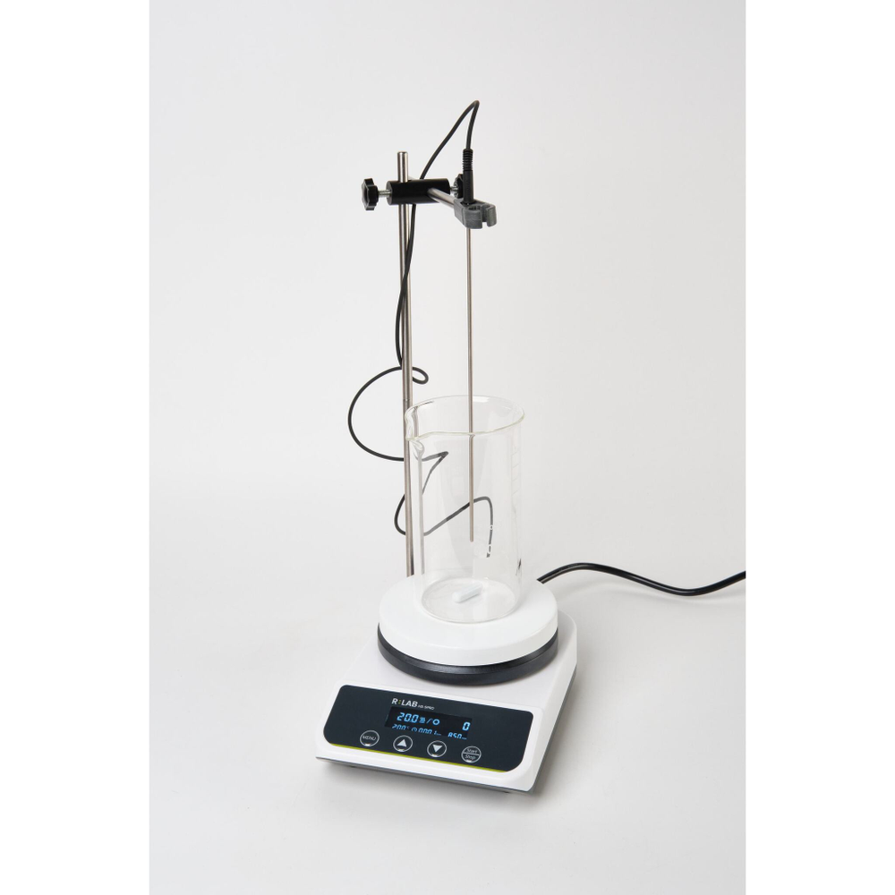 Мешалка магнитная с подогревом RLAB HS-5Pro, 50-1500 об/мин, 310℃, 135 мм, 3 л