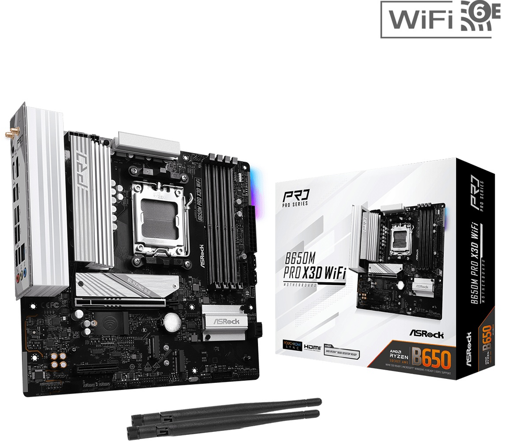 Материнская плата ASRock B650M PRO X3D