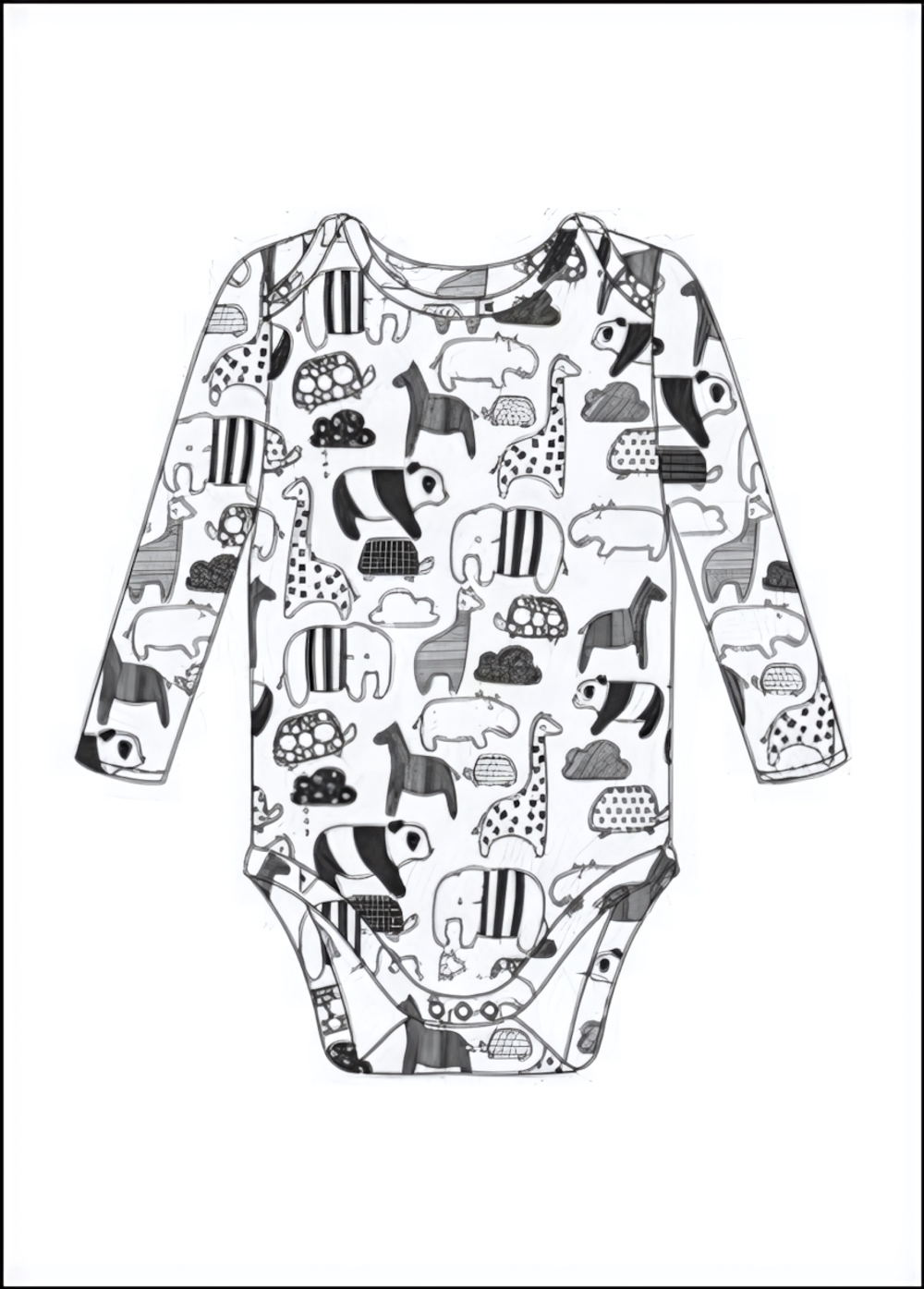 Боди д/новорожд. Б-26/3 р.86 "Лодочка-3" белый (Ивашка)