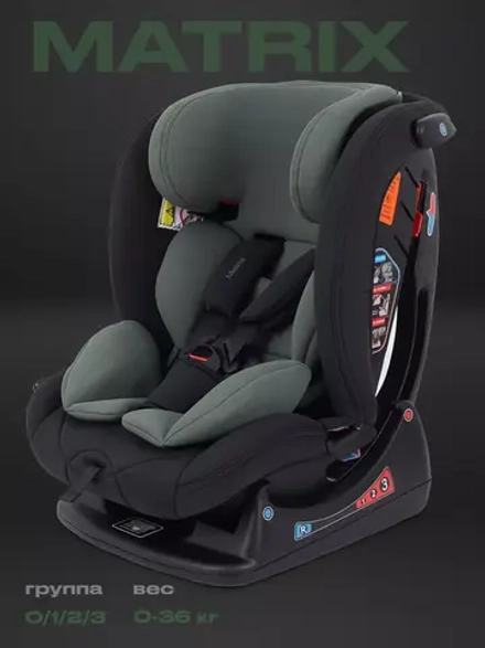 Автокресло RANT AY913 "MATRIX" (Green) группа 0+-1-2-3 (0-36 кг)