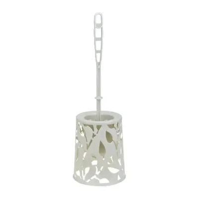 Комплект для туалета ФЛОРА белый ротанг 0,41*0,14*0,14 м