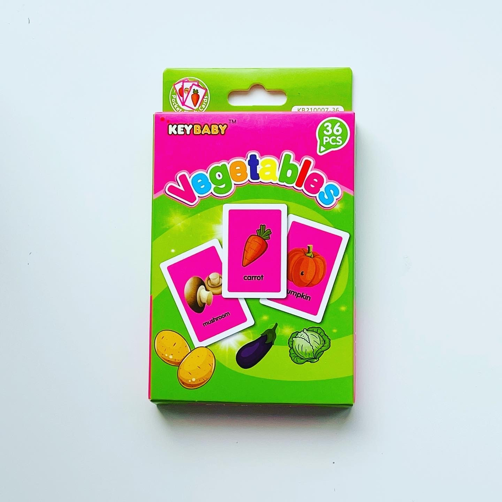 KeyBaby Cards. Vegetables.