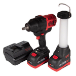 MIGHTY SEVEN (DW-402AL) Гайковерт аккумуляторный ударный 1/2", 1700 Нм, 18 В, кейс, в комплекте фонарь