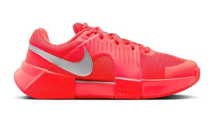 Женские теннисные кроссовки Nike Zoom GP Challenge 1 HC Premium - bright crimson/metallic silver