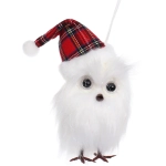 Подвеска «Зимняя совушка» 18 см, Красный (микс дизайнов)