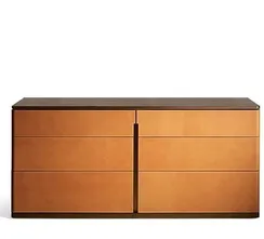 Комод с 6 ящиками Fidelio Notte, 155х70 см