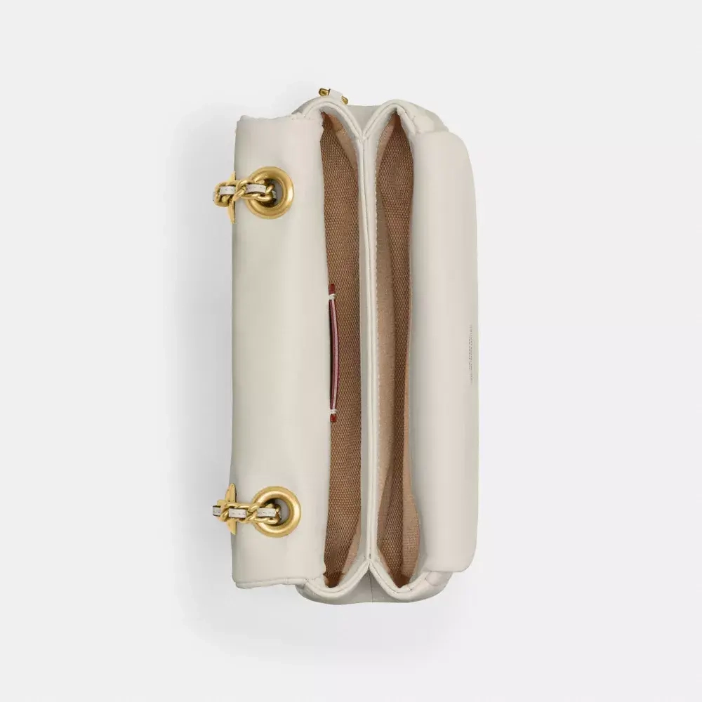 COACH СУМКА ЧЕРЕЗ ПЛЕЧО TABBY 20 С МЯГКОЙ ПОДКЛАДКОЙ, БЕЛЫЙ