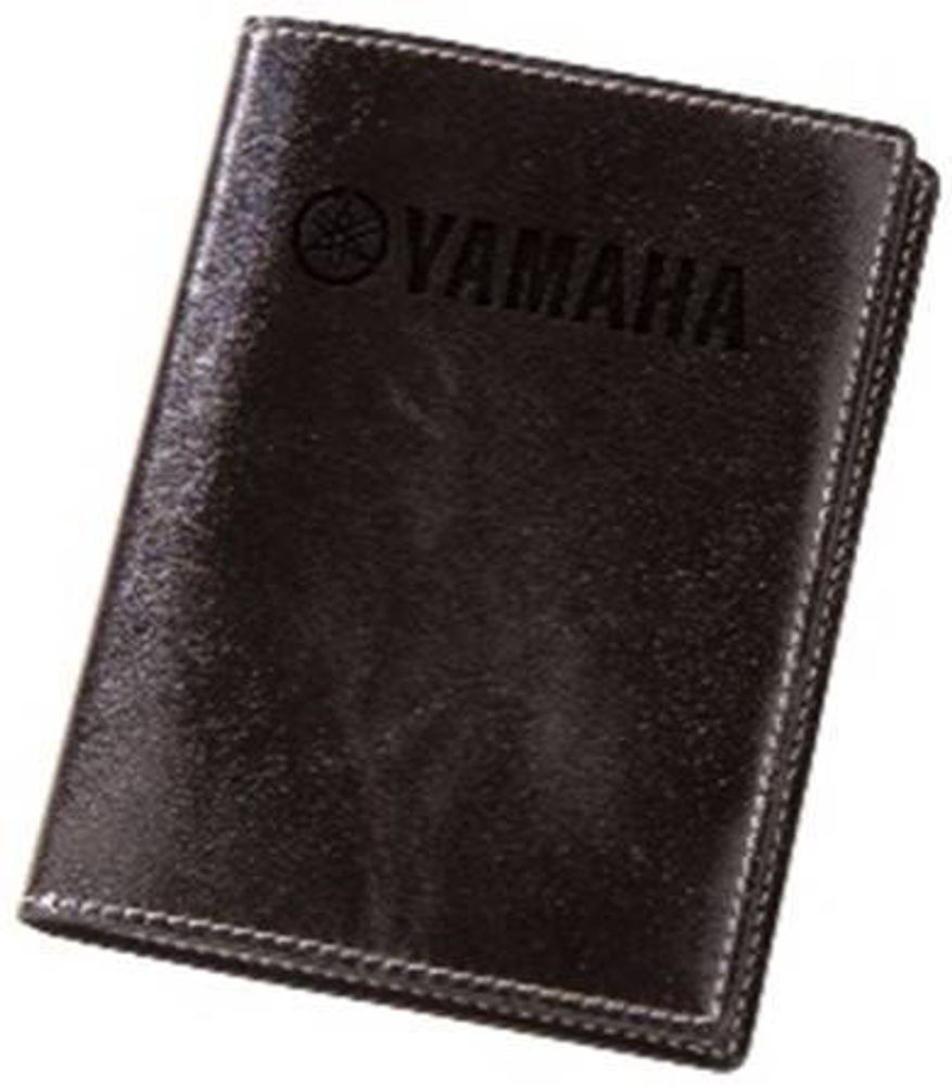 Обложка для документов с логотипом Yamaha черная 90798COV02BK