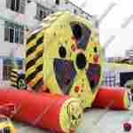 Надувной дартс «Двойной» на подкачке, диаметр 4,5 м, размер 4,5×2,5×4,5 м