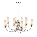 SL1402.253.10 Люстра подвесная ST-Luce Латунь/Прозрачный E14*10 40W ЭЛЕГРА