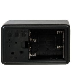 ЯЛ-07-05/ 5 Часы электронные сред. (чёрное дерево с красной подсветкой)