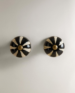 Мебельная ручка Zara Home, 3х3х6.5 см, керамика, 2 шт., 3345/555
