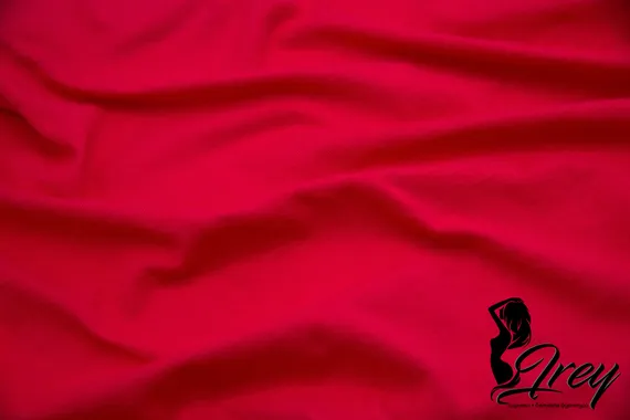 Кулирка хлопок, 140 гр/м, красный 100