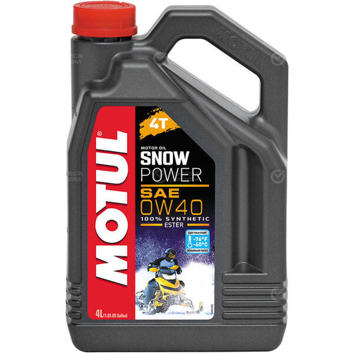 Масло Моторное для снегоходов Motul Snowpower 4T 0W-40 4л.