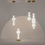 Подвесной светодиодный светильник Maytoni Collar P069PL-L17G3K