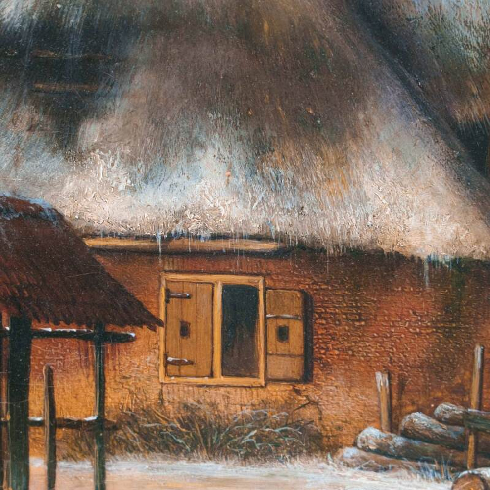 Картина «Winterliche Szene/Зимняя сцена»
