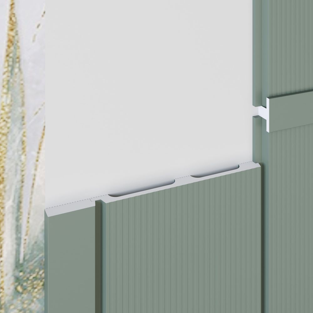 Молдинг финишный Ecopolymer, 38x12 мм