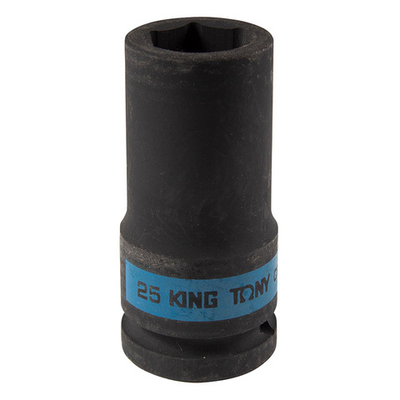 KING TONY (643525M) Головка торцевая ударная глубокая шестигранная 3/4", 25 мм