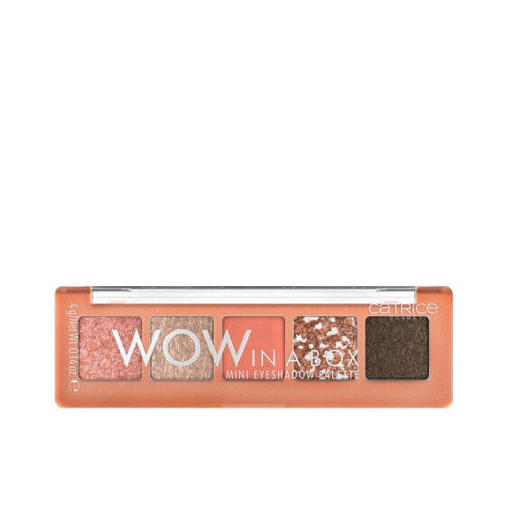 Тени WOW IN A BOX mini eyeshadow palette #010-peach perfect 4 gr