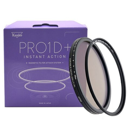Светофильтр Kenko PRO1D+ Instant Action Variable NDX3-450+C-PLS переменной плотности 49mm с адаптеро