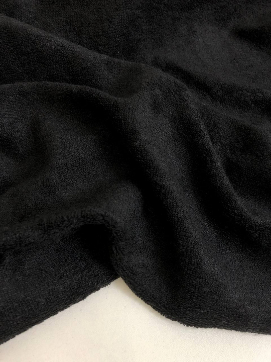 Трикотаж, черный, хлопок, махра, хб/пэ VT