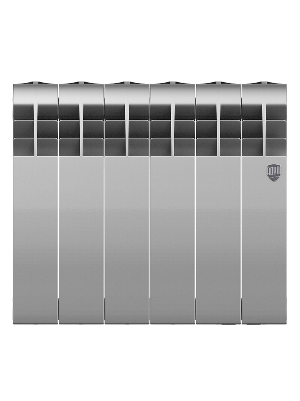 Радиатор биметаллический Royal Thermo BILINER B 350 Серебристый - 6 секц.