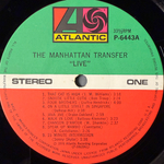 The Manhattan Transfer ‎– Live (Япония 1981г.) Т