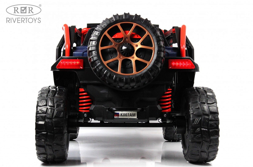Детский электромобиль RiverToys K007AM черный