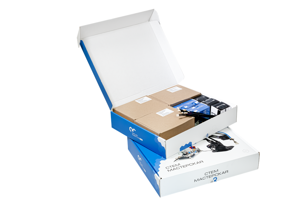 Образовательный робототехнический комплект "СТЕМ Мастерская". Экспертный набор