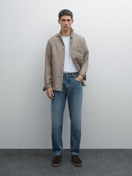 Massimo Dutti Зауженные джинсы, индиго