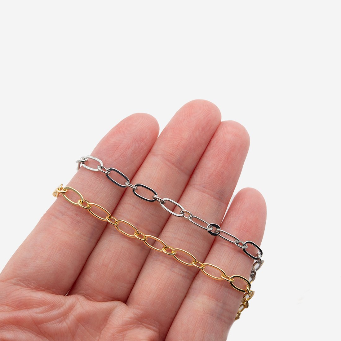 Цепь "Dream" 7,6*4/4,2*3,5мм, позолота