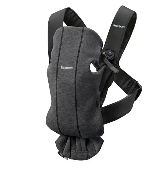 Эргорюкзак Baby Bjorn Mini 3D Jersey, Dark gray
