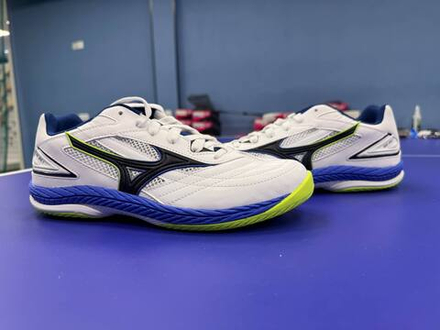 Mizuno Wave Drive 9 blue/acid green