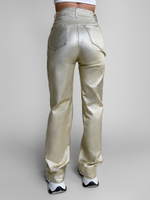 Штаны Fashion Jeans 692 широкие однотонные с напылением