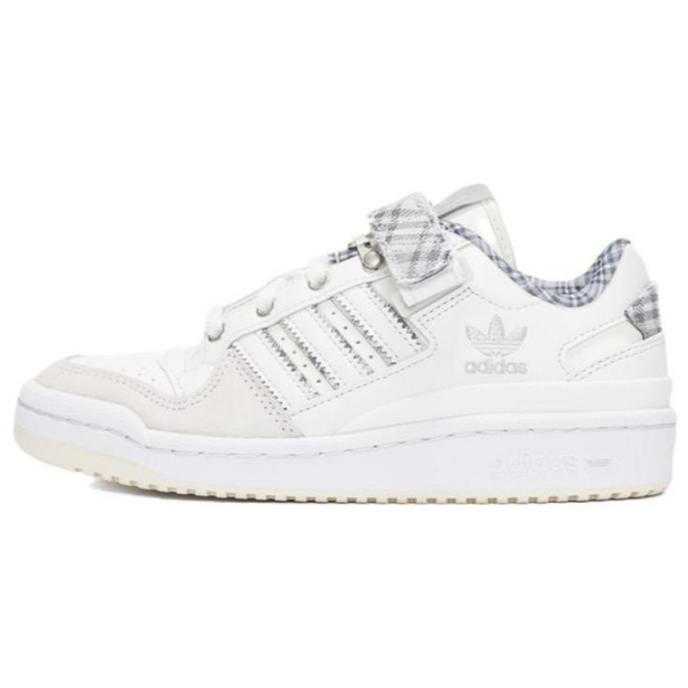 Кроссовки Adidas Originals Forum Low Crystal White Plaid