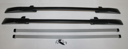 Багажник-рейлинги /1118, 2190 Гранта/ с поперечиной, черный (VAMER)