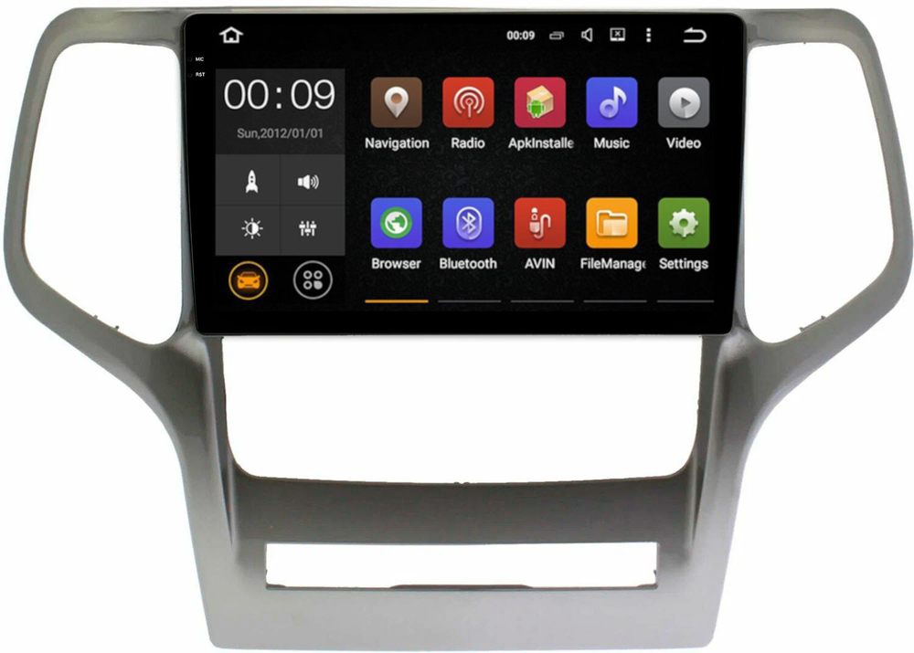Магнитола для Jeep Grand Cherokee 2010-2013 - AIROC 2K RX-2205 Android 13, QLed+2K,  ТОП процессор, 8/128, CarPlay, SIM-слот