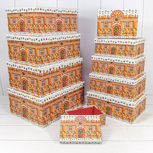 
          Коробка 37.5 х 29 х 16 см Набор 10 шт "Новый год" (Коричневый)