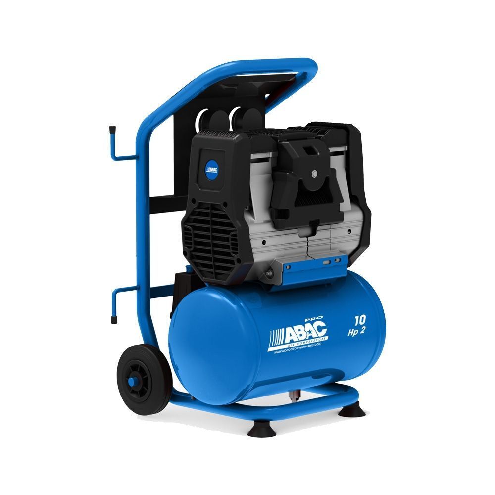 ABAC Компрессор/SILVERSTONE OS20P/безмасл.малошум./поршн./10л/230л.мин/2 л.с./1,1кВт/9бар/59дБА