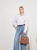 PERFECT JEANS С ЗАЩИПАМИ BLUE