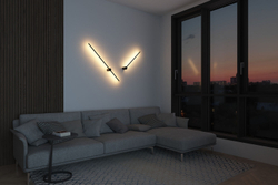 DK5010-BK Бра 600 мм, 3000К, IP20, 5 Вт, черный, алюминий