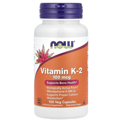 Now Foods Vitamin K-2 100 mcg 100 veg capsules , Витамин K-2