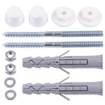 НАБОР Д/КРЕПЛЕНИЯ ПИССУАРА WATERLINE 12Х120 БЕЛЫЙ