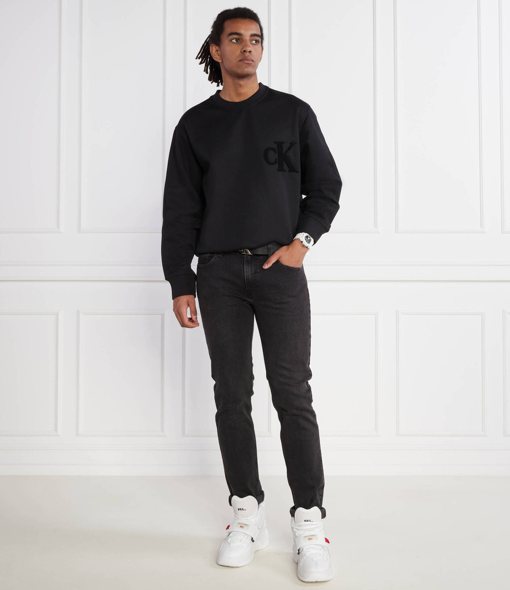 Худи CHENILLE CALVIN KLEIN JEANS - черный(J30J323454)