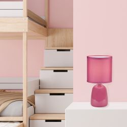 UML-B305 E14 PINK Светильник настольный декоративный под лампу Е14. 40W. Механический выключатель. Розовый. ТМ Uniel