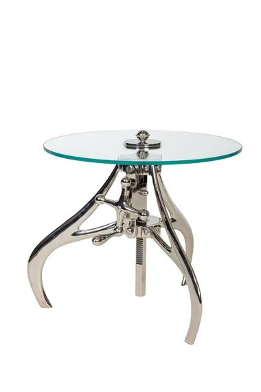 Кофейный столик "Лофт" Серебро