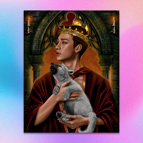 Арт принт / alexstayart / STRAY KIDS / Бан Чан #02